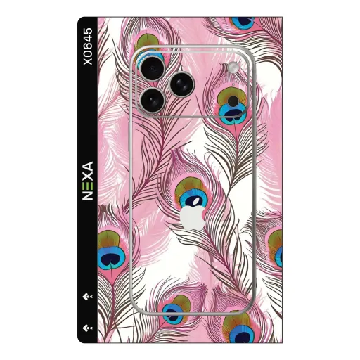 Premium Other Phones Skin - Wholesale | Nexa Skins — X0645 - Other (peacock, feathers, pink)