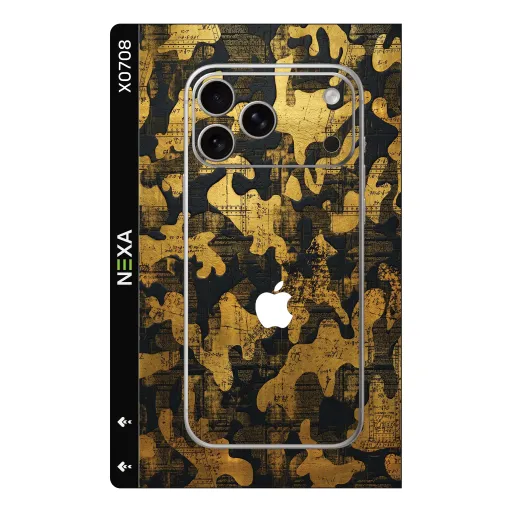 Premium Other Phones Skin - Wholesale | Nexa Skins — X0708 - Other (camouflage, gold, black)