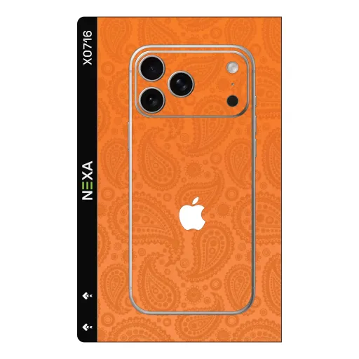 Premium Other Phones Skin - Wholesale | Nexa Skins — X0716 - Other (paisley, orange, vibrant)
