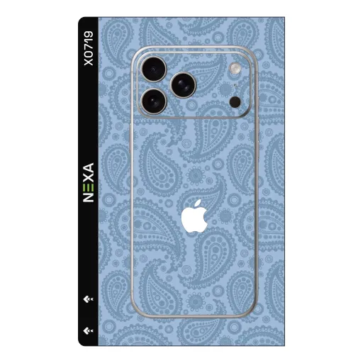 Premium Other Phones Skin - Wholesale | Nexa Skins — X0719 - Other (paisley, light blue, vintage)