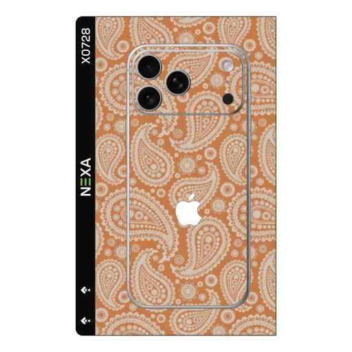Premium Other Phones Skin - Wholesale | Nexa Skins — X0728 - Other (paisley, orange, bohemian)