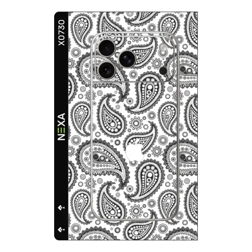 Premium Other Phones Skin - Wholesale | Nexa Skins — X0730 - Other (paisley, monochrome, bohemian)