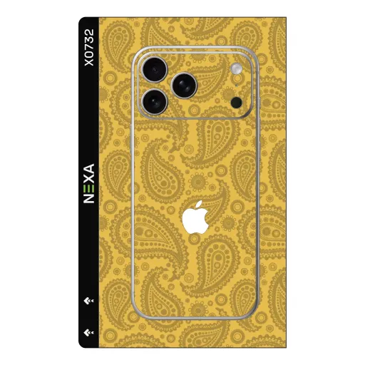 Premium Other Phones Skin - Wholesale | Nexa Skins — X0732 - Other (paisley, yellow, gold)