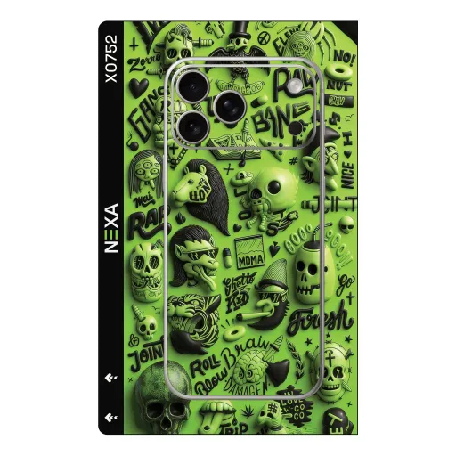 Premium Other Phones Skin - Wholesale | Nexa Skins — X0752 - Other (graffiti, neon green, pop art)