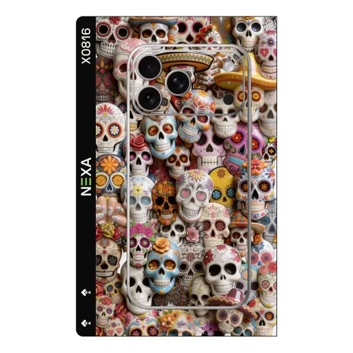 Premium Other Phones Skin - Wholesale | Nexa Skins — X0816 - Other (sugar skull, colorful, festive)