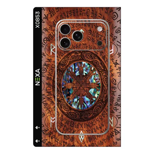 Premium Other Phones Skin - Wholesale | Nexa Skins — X0853 - Other (viking, runes, wood grain)