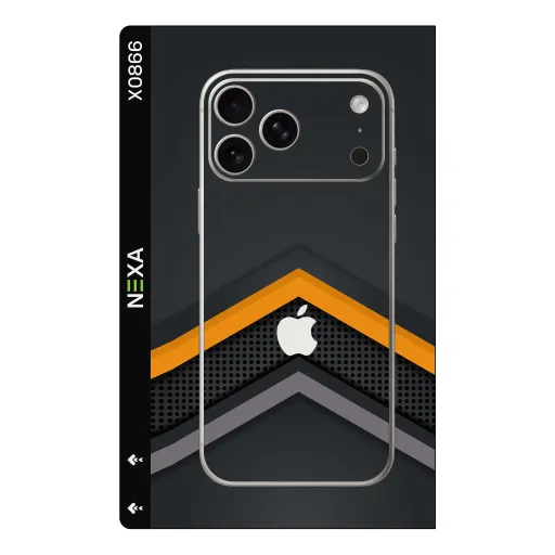 Premium Other Phones Skin - Wholesale | Nexa Skins — X0866 - Other (geometric, perforated, metallic)
