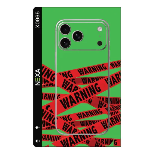 Premium Other Phones Skin - Wholesale | Nexa Skins — X0965 - Other (warning, caution, neon green)