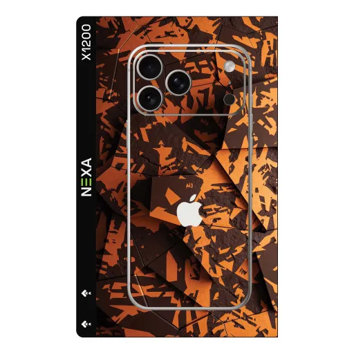 Premium Other Phones Skin - Wholesale | Nexa Skins — X1200 - Other (geometric, abstract, orange)