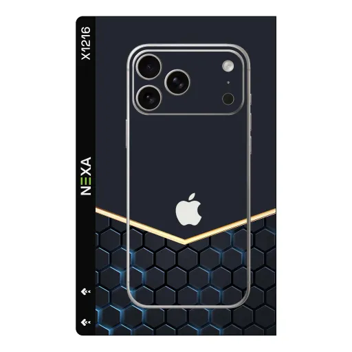 Premium Other Phones Skin - Wholesale | Nexa Skins — X1216 - Other (navy, hexagonal, honeycomb)