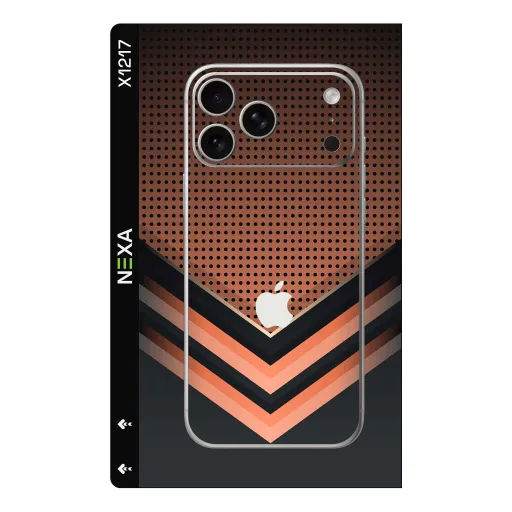 Premium Other Phones Skin - Wholesale | Nexa Skins — X1217 - Other (geometric, copper, perforated)