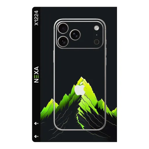 Premium Other Phones Skin - Wholesale | Nexa Skins — X1224 - Other (mountain, landscape, neon green)