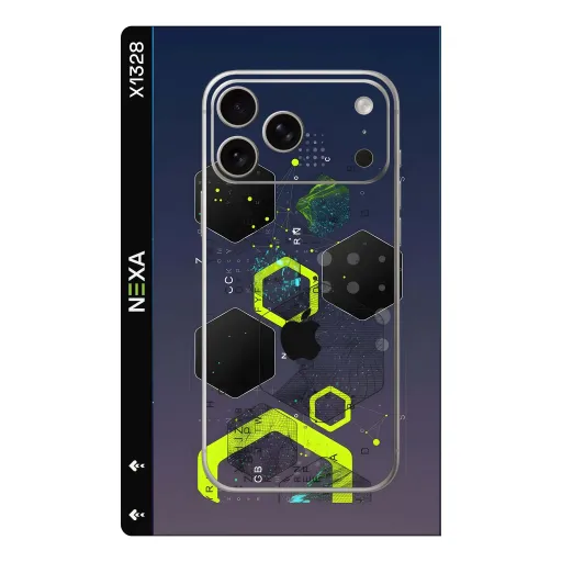 Premium Other Phones Skin - Wholesale | Nexa Skins — X1328 - Other (cyberpunk, futuristic, hexagonal)