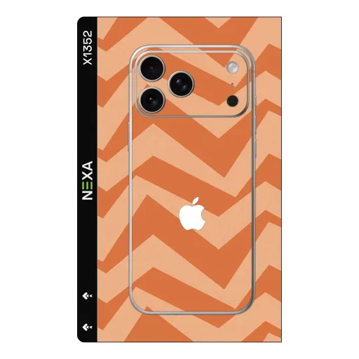 Premium Other Phones Skin - Wholesale | Nexa Skins — X1352 - Other (chevron, zigzag, orange)