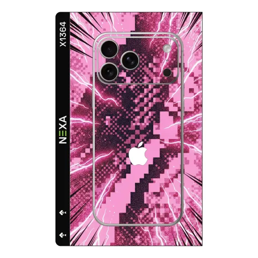 Premium Other Phones Skin - Wholesale | Nexa Skins — X1364 - Other (pink, lightning, pixel)