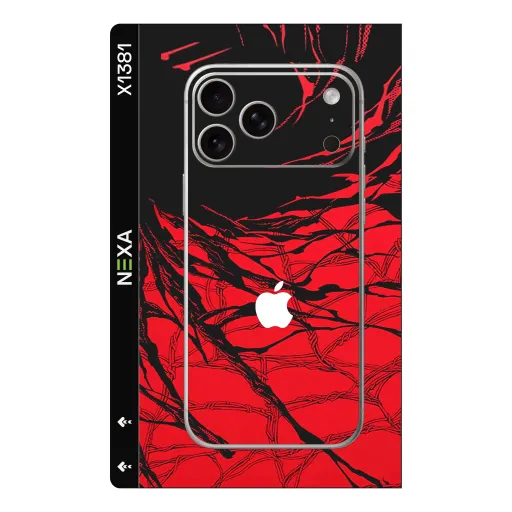Премиальный скин Other для Phones — оптом | Nexa Skins — X1381 - Other (abstract, barbed wire, red black)