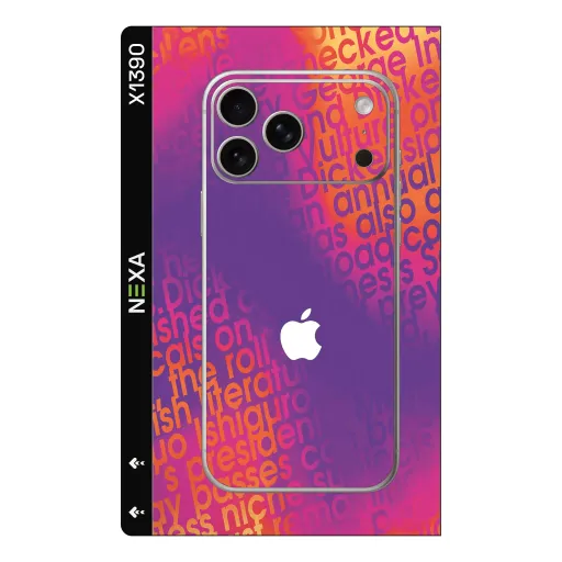 Premium Other Phones Skin - Wholesale | Nexa Skins — X1390 - Other (typography, gradient, colorful)