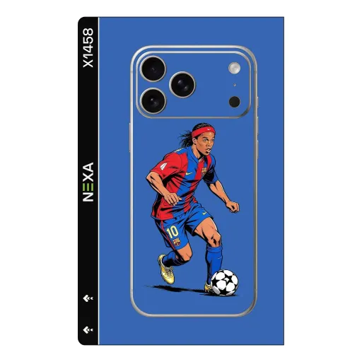 سكن Sport بريميوم لأجهزة Phones - بيع بالجملة | Nexa Skins — X1458 - Sport (ronaldinho, soccer, barcelona)