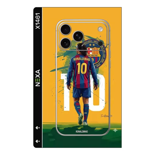 سكن Sport بريميوم لأجهزة Phones - بيع بالجملة | Nexa Skins — X1461 - Sport (soccer, ronaldinho, barcelona)