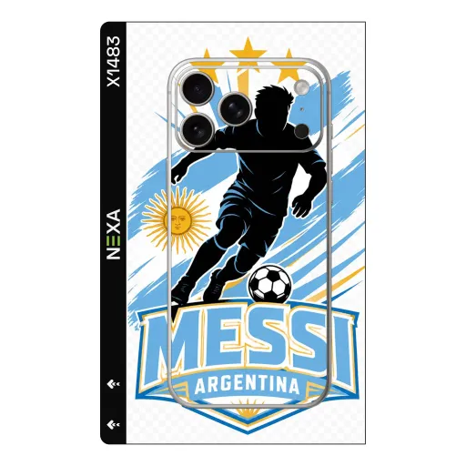 Premium Sport Phones Skin - Wholesale | Nexa Skins — X1483 - Sport (soccer, messi, argentina)