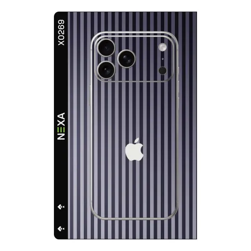 Premium Strip Lines Phones Skin - Wholesale | Nexa Skins — X0269 - Strip Lines (striped, pinstripe, monochrome)