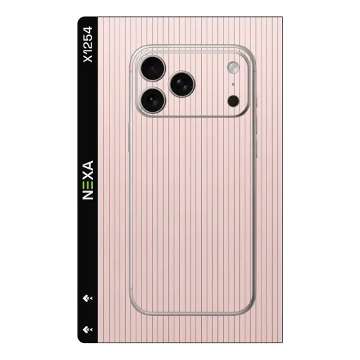 Premium Strip Lines Phones Skin - Wholesale | Nexa Skins — X1254 - Strip Lines (blush, pinstripe, minimalist)