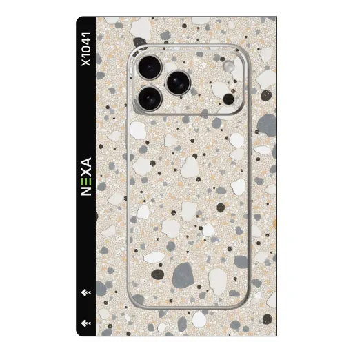 Premium Terrazzo Phones Skin - Wholesale | Nexa Skins — X1041 - Terrazzo (minimalist, neutral, speckled)