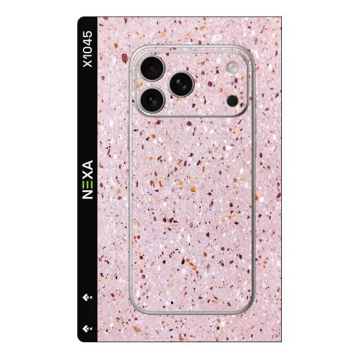 Premium Terrazzo Phones Skin - Wholesale | Nexa Skins — X1045 - Terrazzo (pink, speckled, pastel)