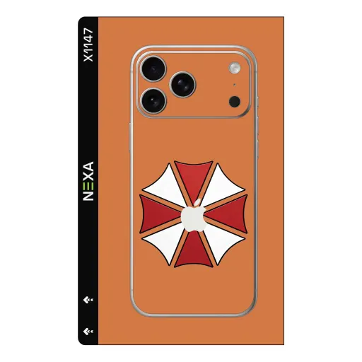Premium Video Games Phones Skin - Wholesale | Nexa Skins — X1147 - Video Games (resident evil, umbrella corp, matte)