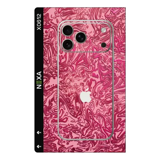 Premium Waves Phones Skin - Wholesale | Nexa Skins — X0612 - Waves (pink, marble, fluid)