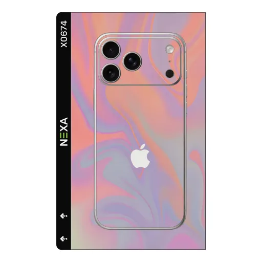 Premium Waves Phones Skin - Wholesale | Nexa Skins — X0674 - Waves (marble, pastel, holographic)