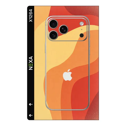 Premium Waves Phones Skin - Wholesale | Nexa Skins — X1264 - Waves (abstract, sunset, vibrant)