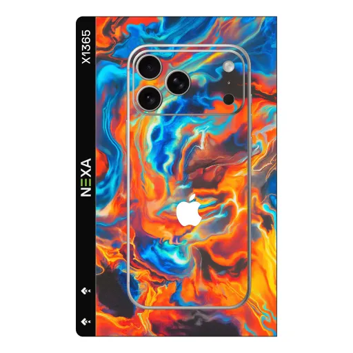Premium Waves Phones Skin - Wholesale | Nexa Skins — X1365 - Waves (abstract, marble, fluid art)