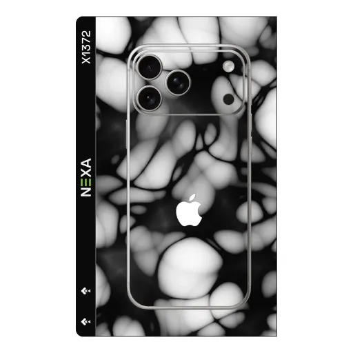 Premium Waves Phones Skin - Wholesale | Nexa Skins — X1372 - Waves (monochrome, abstract, liquid)