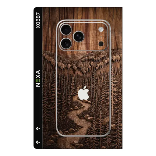 Premium Wood Phones Skin - Wholesale | Nexa Skins — X0587 - Wood (wood grain, forest, rustic)
