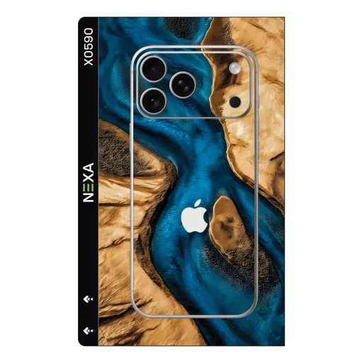 Premium Wood Phones Skin - Wholesale | Nexa Skins — X0590 - Wood (resin, epoxy, wood grain)