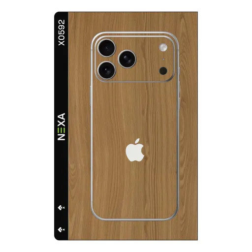Premium Wood Phones Skin - Wholesale | Nexa Skins — X0592 - Wood (oak, textured, natural)