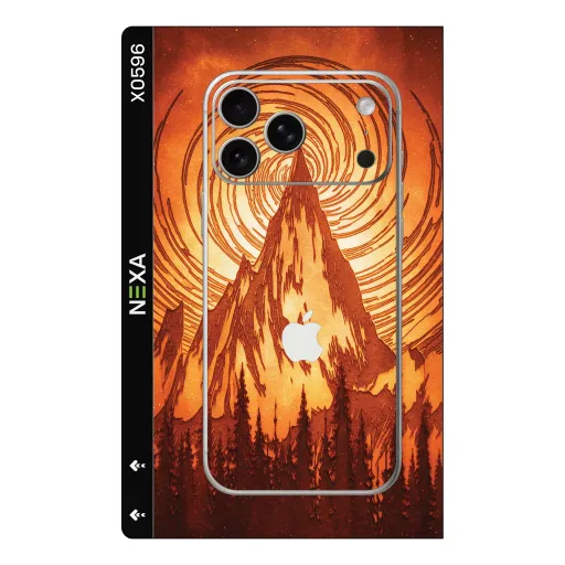 Premium Wood Phones Skin - Wholesale | Nexa Skins — X0596 - Wood (sunset, mountain, abstract)