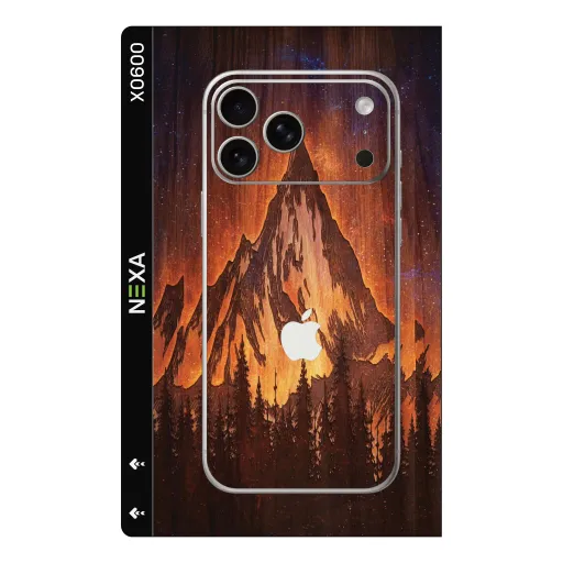 Premium Wood Phones Skin - Wholesale | Nexa Skins — X0600 - Wood (mountain, galaxy, sunset)