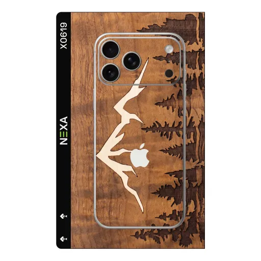 Premium Wood Phones Skin - Wholesale | Nexa Skins — X0619 - Wood (wood grain, nature, mountain)