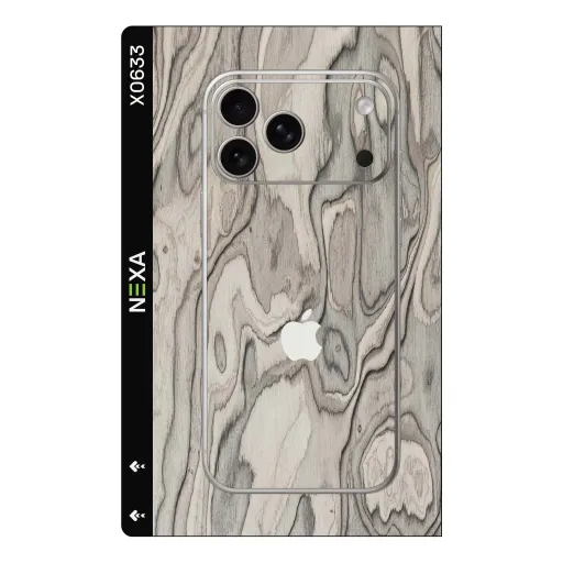 Premium Wood Phones Skin - Wholesale | Nexa Skins — X0633 - Wood (wood grain, grey, natural)