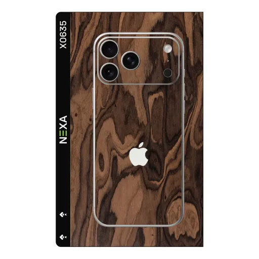 Premium Wood Phones Skin - Wholesale | Nexa Skins — X0635 - Wood (grain, walnut, natural)