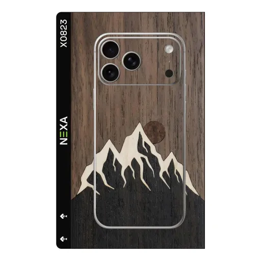 Premium Wood Phones Skin - Wholesale | Nexa Skins — X0823 - Wood (wood grain, mountain, nature)