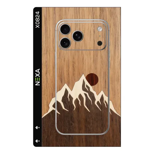 Premium Wood Phones Skin - Wholesale | Nexa Skins — X0824 - Wood (mountain, nature, rustic)