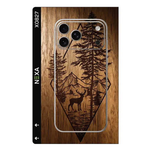 Premium Wood Phones Skin - Wholesale | Nexa Skins — X0827 - Wood (wood grain, nature, rustic)