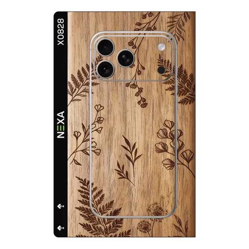 Premium Wood Phones Skin - Wholesale | Nexa Skins — X0828 - Wood (wood grain, botanical, floral)