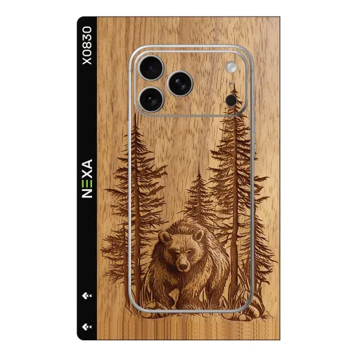 Premium Wood Phones Skin - Wholesale | Nexa Skins — X0830 - Wood (wood grain, rustic, wilderness)