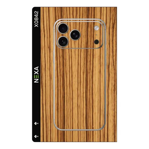 Premium Wood Phones Skin - Wholesale | Nexa Skins — X0842 - Wood (wood grain, natural, walnut)